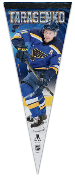 Vladimir Tarasenko St. Louis Blues Official NHL Hockey Premium Felt Collector's Pennant - Wincraft 2018