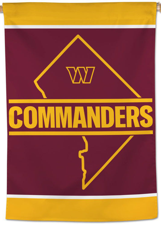 WASHINGTON COMMANDERS 24 X 38 CELEBRATION WOOL BANNER – JR'S SPORTS