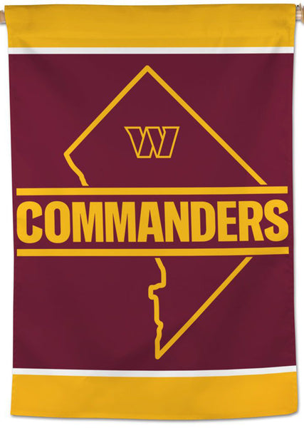 Washington Commanders Official NFL Football Team Logo 28x40 Wall BANNER - Wincraft Inc.