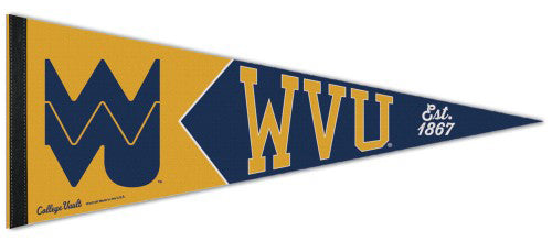 West Virginia Mountaineers NCAA College Vault 1960s-Style Premium Felt Collector's Pennant - Wincraft Inc.