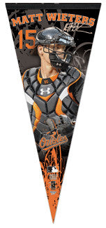 Matt Wieters "Warrior" EXTRA-LARGE Premium Felt Pennant - Wincraft