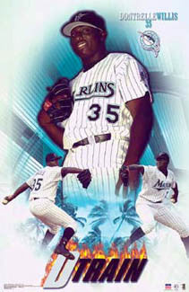 Dontrelle Willis "D-Train" Florida Marlins Poster - Starline 2003