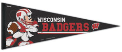 Wisconsin Badgers "Mickey QB Gunslinger" Official NCAA/Disney Premium Felt Pennant - Wincraft Inc.