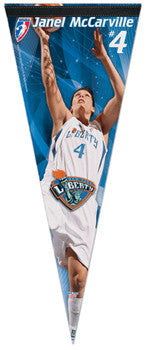 WNBA Janel McCarville NY Liberty Premium Felt Pennant - Wincraft Inc.