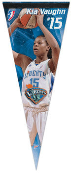 WNBA Kia Vaughn NY Liberty Premium Felt Pennant - Wincraft Inc.