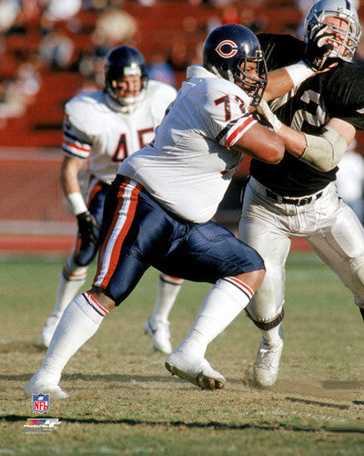 William Perry "Fear the Fridge" (1987) Chicago Bears Premium Poster Print - Photofile Inc.