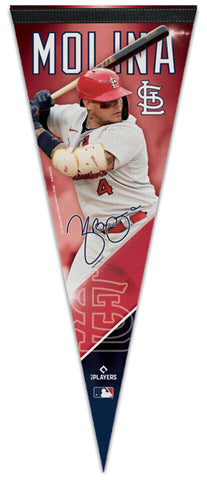 Yadier Molina St. Louis Cardinals Signature Series Premium Felt Collector's Pennant - Wincraft Inc.