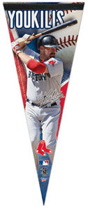 Kevin Youkilis "Signature" Premium Collector's Pennant (L.E. /2,009)