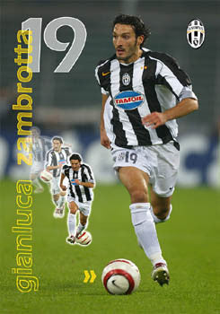 Gianluca Zambrotta "SuperAction" Juventus FC Poster - MondialMix 2005