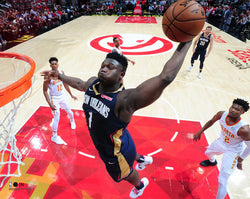 Zion Williamson "Super Slam" New Orleans Pelicans Premium 16x20 NBA Basketball Poster Print- Highland Mint