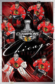 Chicago Blackhawks Stanley Cup Champions Posters
