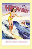 Vintage Surfing Art Poster Reprints
