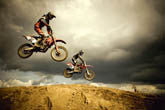 Dirt Bike Racing Desert Sunset Jump Motocross Action Poster - Eurogr –  Sports Poster Warehouse