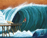 Surfing Art Prints