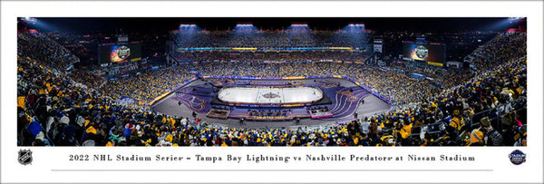 Nashville Predators NHL Stadium Series 2022 at Nissan Stadium Panoramic Poster Print - Blakeway
