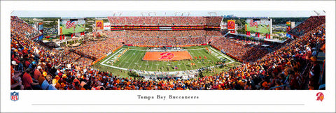 Tampa Bay Buccaneers Raymond James Stadium "Throwback Day" Panoramic Poster Print - Blakeway 2023