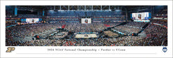 NCAA Men's Basketball 2024 Championship Game (Purdue vs UConn) Panoramic Poster Print - Blakeway