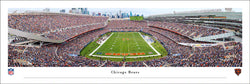 Chicago Bears "End Zone" Soldier Field Gameday Panoramic Poster Print - Blakeway Worldwide