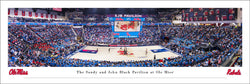Ole Miss Rebels NCAA Basketball Black Pavilion Gameday Panoramic Poster Print - Blakeway Worldwide