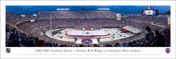 Detroit Red Wings vs Columbus Blue Jackets NHL Stadium Series 2025 at Ohio Stadium Panoramic Poster Print - Blakeway