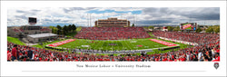 New Mexico Lobos Football University Stadium Gameday Panoramic Poster - Blakeway 2025