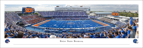 Boise State Broncos Football Albertson's Stadium Gameday Panoramic Poster Print - Blakeway 2026