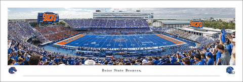 Boise State Broncos Football Albertson's Stadium Gameday Panoramic Poster Print - Blakeway 2026