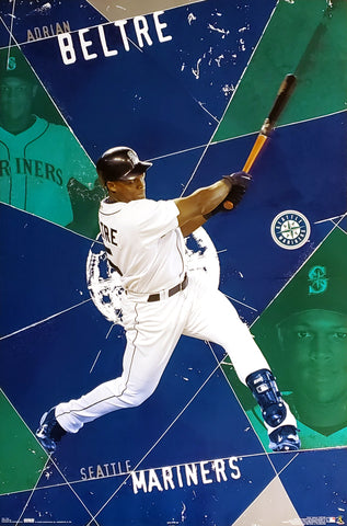 Adrian Beltre "Belted" Seattle Mariners MLB Action Poster - Costacos 2005