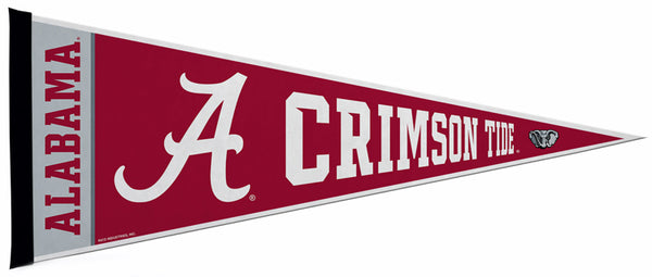 University of Alabama CRIMSON TIDE Official NCAA Team Felt Pennant - Rico Inc.