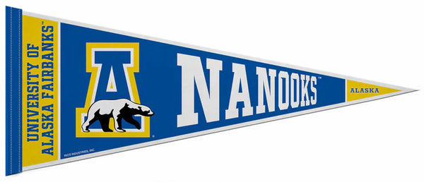University of Alaska-Fairbanks NANOOKS Official NCAA Team Felt Pennant - Rico Inc.