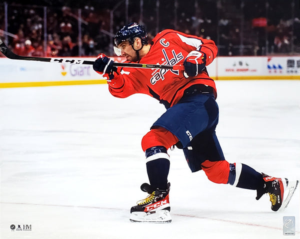 Alex Ovechkin "Slapshot" Washington Capitals Premium 16x20 Poster Print- Highland Mint