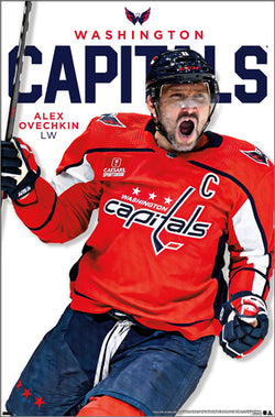 Alex Ovechkin "Goal!" Washington Capitals NHL Hockey Action Poster - Costacos 2023