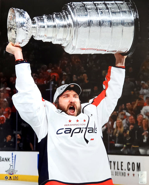 Alex Ovechkin "Stanley Cup Glory" (2018) Washington Capitals Premium 16x20 Poster Print