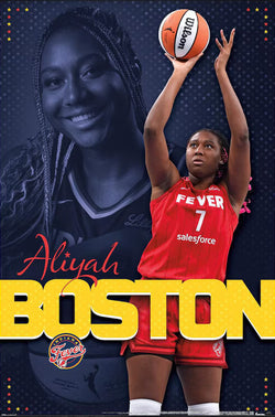 Aliyah Boston "Action" Indiana Fever WNBA Women's Basketball Poster - Costacos Sports