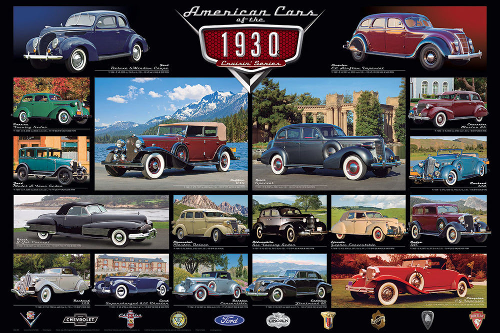 Ford F Series Pickup Truck Evolution 26 Models Since 1948 Autophile Poster Eurographics 0907