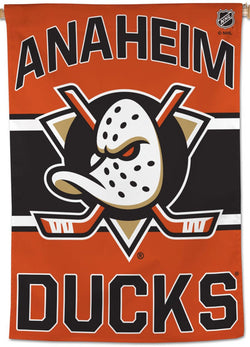 Anaheim Ducks Official NHL Hockey Team Premium 28x40 Wall Banner - Wincraft Inc.