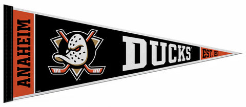 Anaheim Ducks Official NHL Hockey Team 12x30 Felt Pennant - Rico Inc.