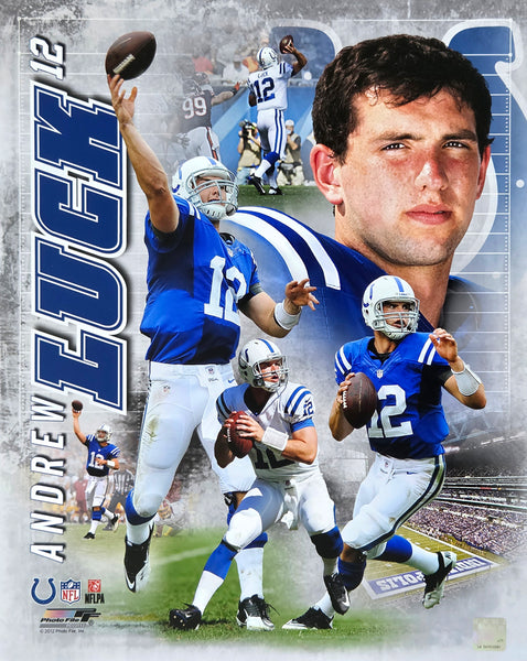 Andrew Luck "Superstar" Indianapolis Colts Premium NFL Poster Print - Photofile 16x20