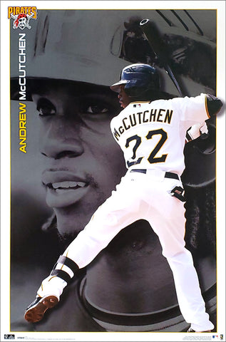 Andrew McCutchen "Superstar" Pittsburgh Pirates MLB Action Poster - Costacos 2010