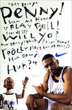 Anfernee Hardaway "Hey Penny" (1995) Orlando Magic Vintage Original Nike 23"x35" Poster - Nike