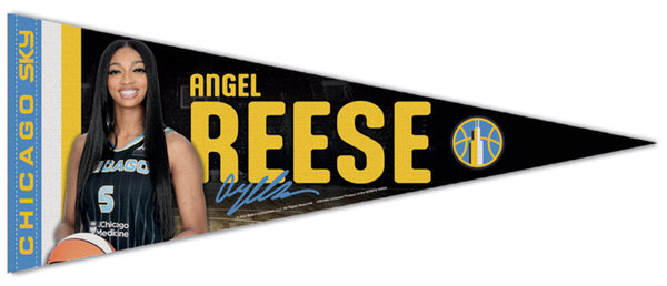 Angel Reese Chicago Sky Official WNBA Basketball Signature Series Premium Felt Pennant - Wincraft