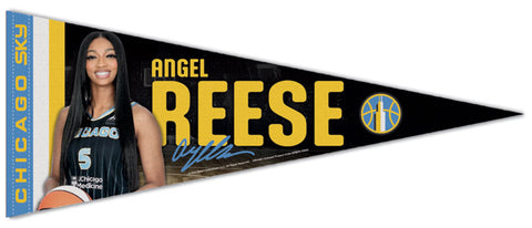 Angel Reese Chicago Sky Official WNBA Basketball Signature Series Premium Felt Pennant - Wincraft