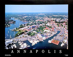Annapolis, Maryland Aerial View 22x28 Poster Print - Aerial Views by Mike Smith