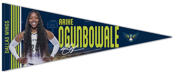 Arike Ogunbowale Dallas Wings Official WNBA Basketball Signature Series Premium Felt Pennant - Wincraft