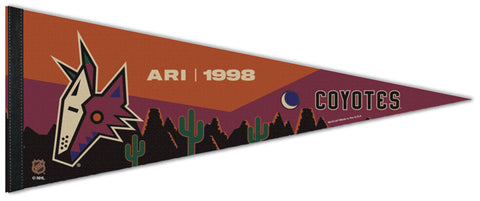 Arizona Coyotes ARI 1998 NHL Reverse-Retro 2022-23 Premium Felt Coll –  Sports Poster Warehouse