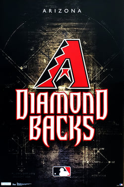 Arizona Diamondbacks Official MLB Baseball Team Logo Poster - Trends International