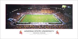 Arizona State Sun Devils Football Saturday Night Premium Poster Print - Rick Anderson 2007