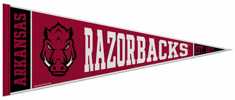 Arkansas RAZORBACKS Official NCAA Team Felt Pennant - Rico Inc.