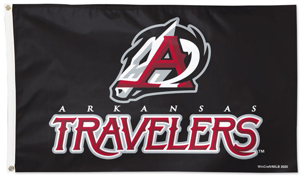 Arkansas Travelers Official Minor League Baseball Deluxe-Edition 3'x5' Flag - Wincraft