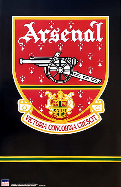 Arsenal FC Official Club Crest Poster (1949-2002) - Starline